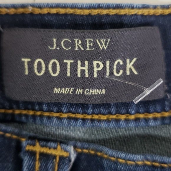 J. Crew Toothpick Dark Wash Skinny Jeans 29 - Picture 2 of 7